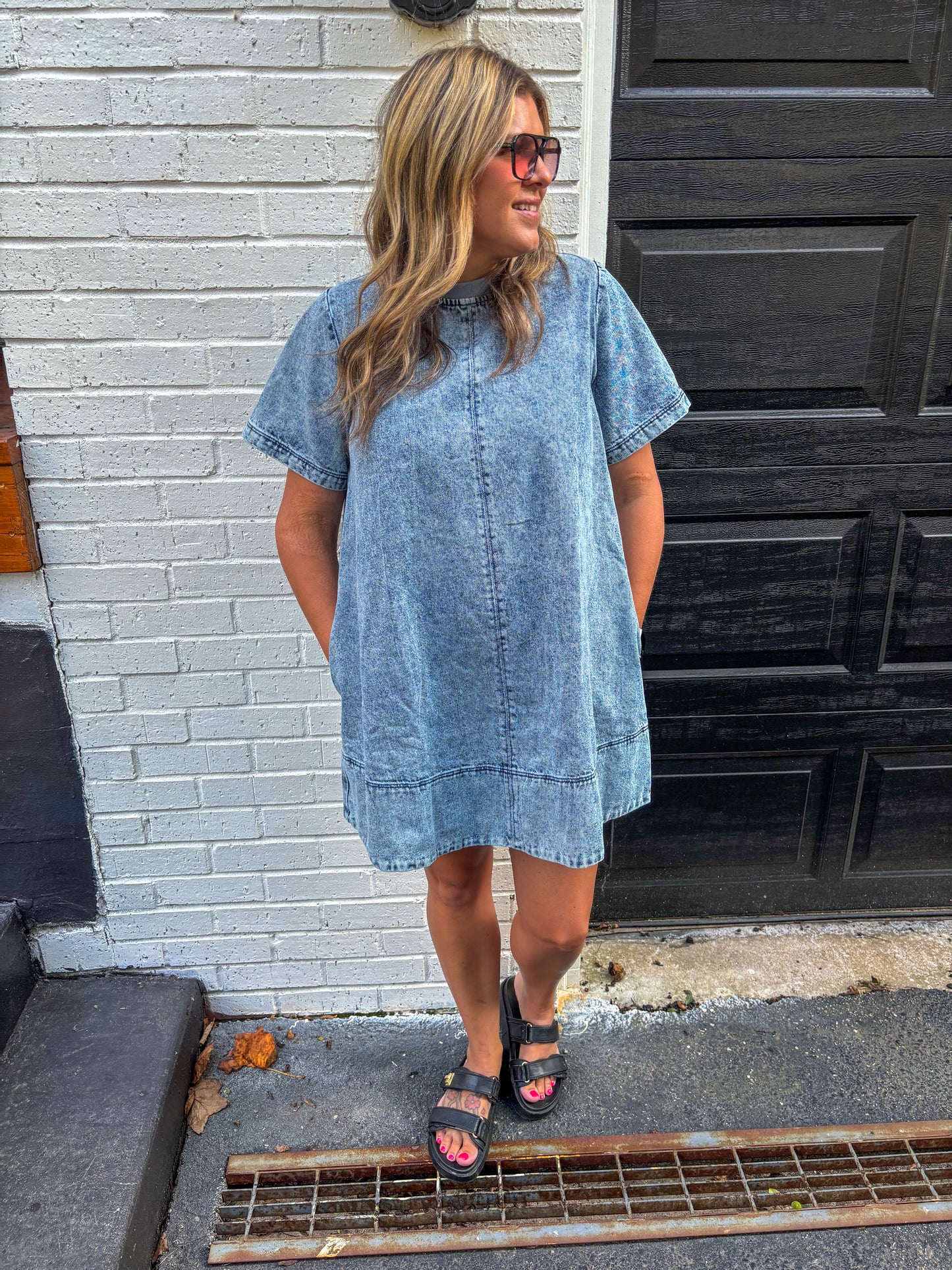 Stonewash Stroll Dress