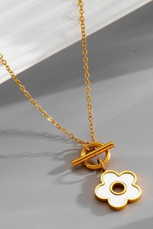 Tarnish Free Flower Necklace