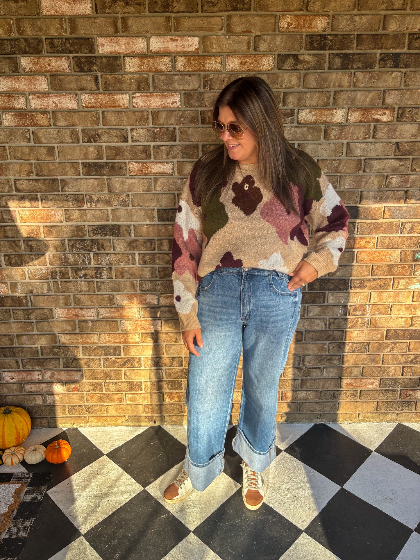 Rosewood Bloom Sweater