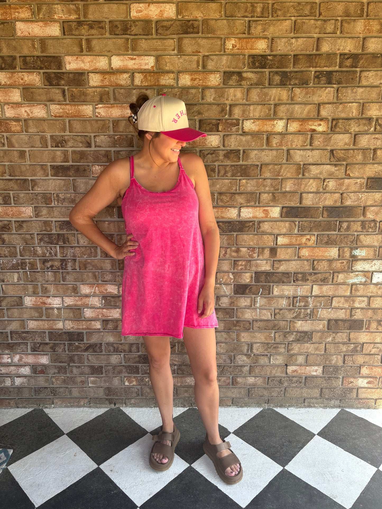 On the Go Dress - Fuchsia