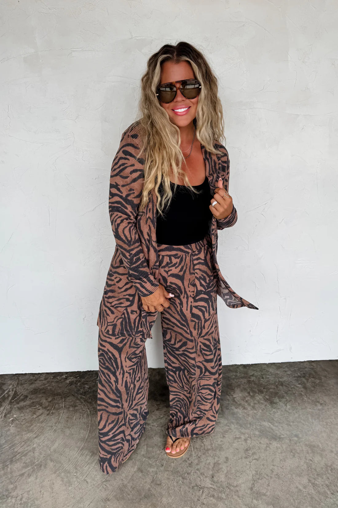 ZEBRA REESE CARDIGAN