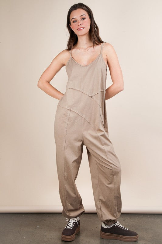 Easy Days Jumpsuit - MOCHA