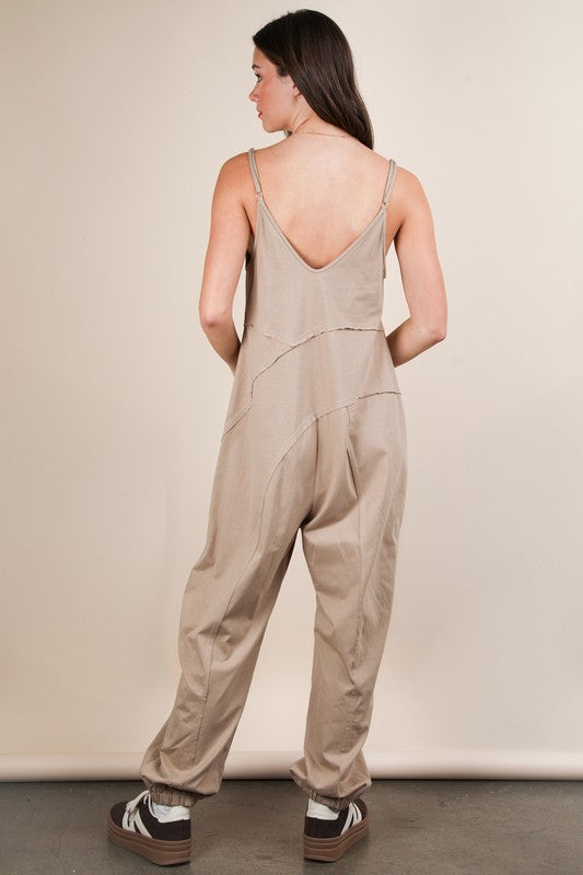 Easy Days Jumpsuit - MOCHA
