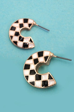 Checked Hoops