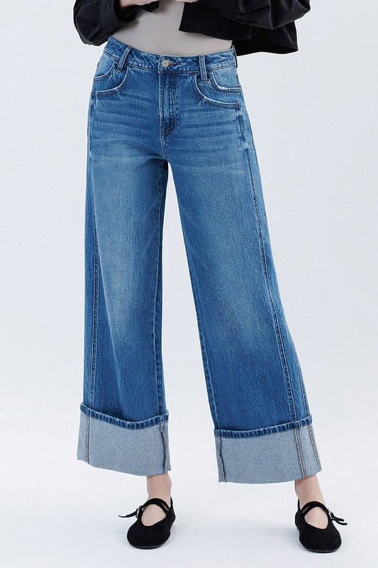 Vervet | Easy Street Cuffed Jeans