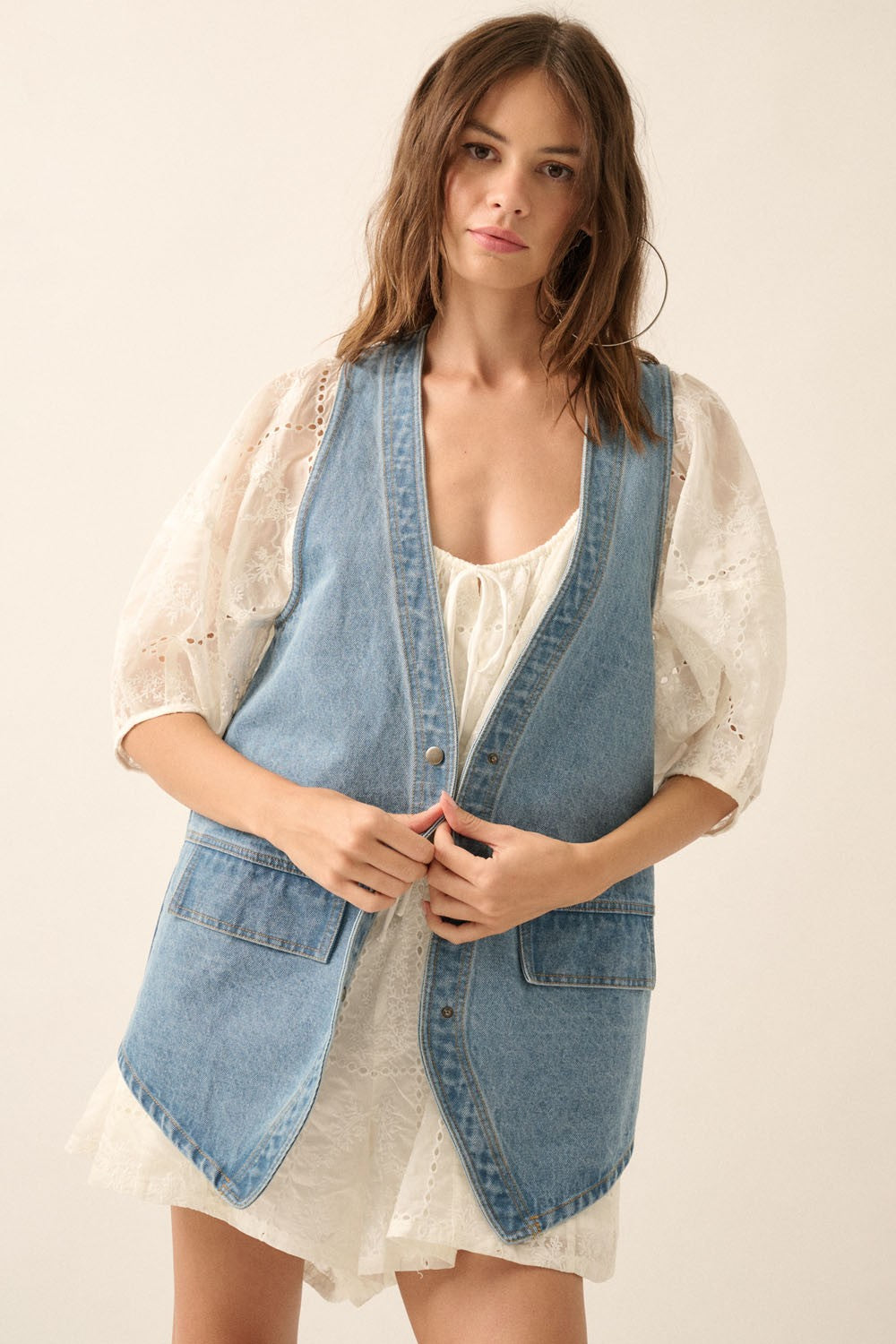 Driftwood Denim Vest
