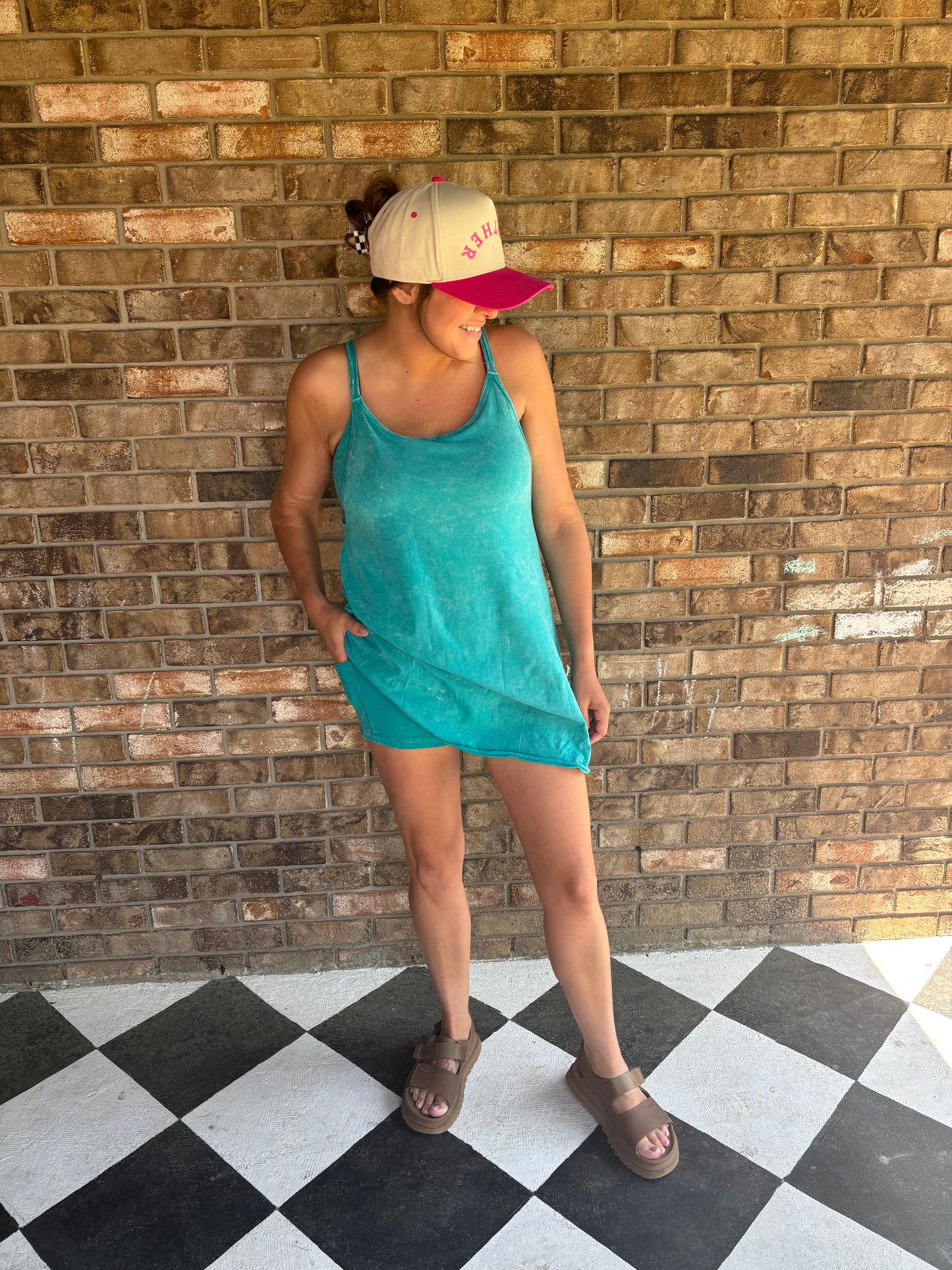On the Go Dress - Teal