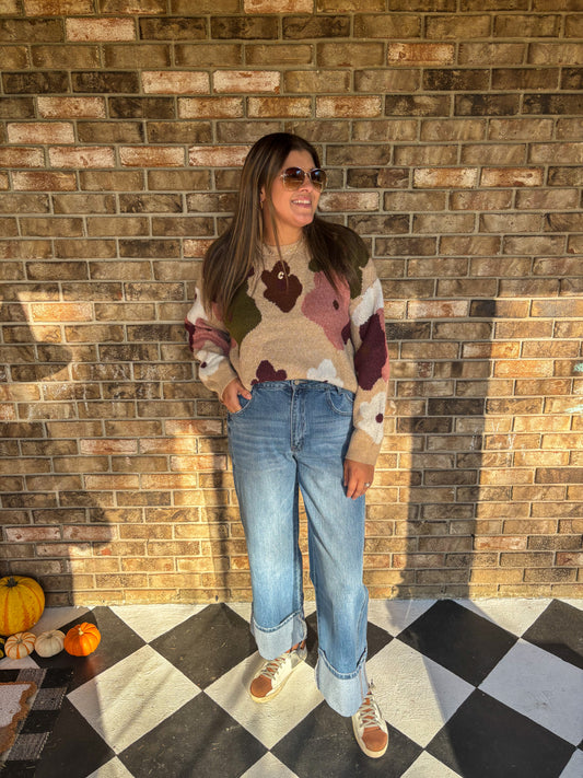 Rosewood Bloom Sweater