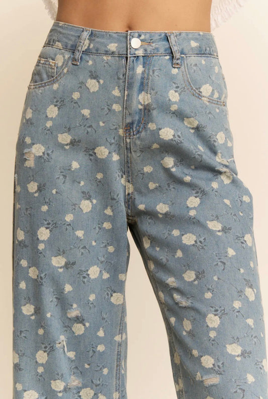 Wildflower Wide Leg Denim