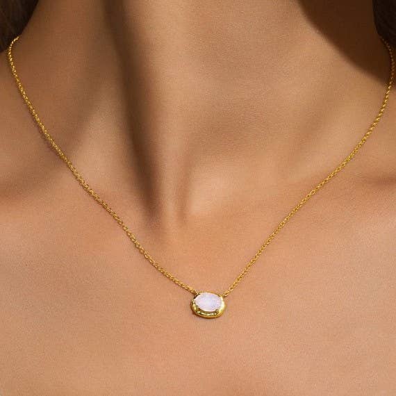 Rose Quartz Gemstone Necklace