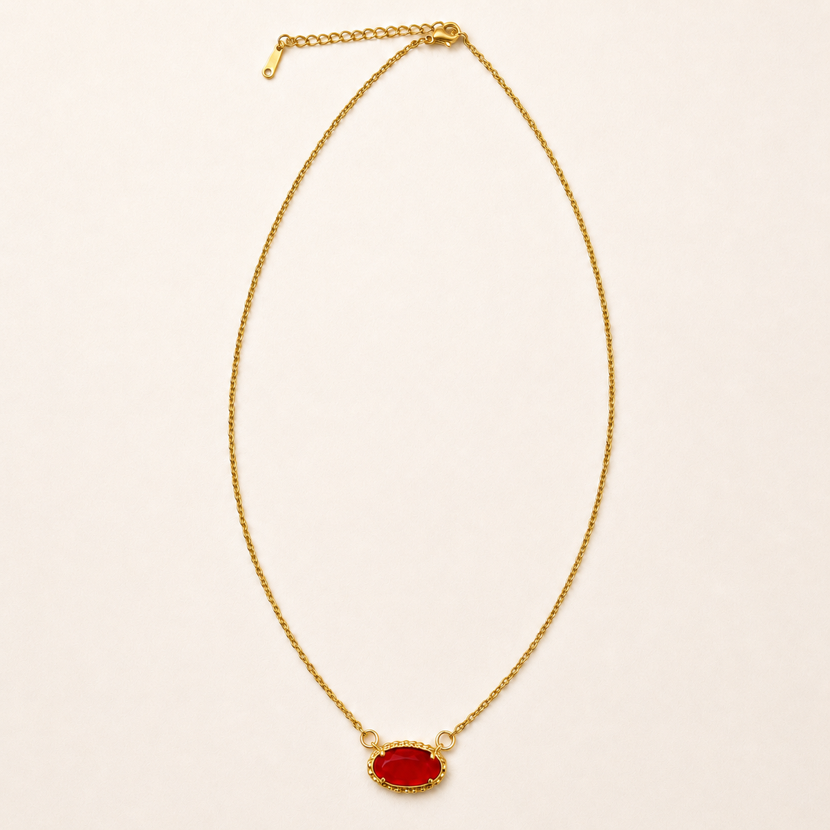 White Jade Gemstone Necklace