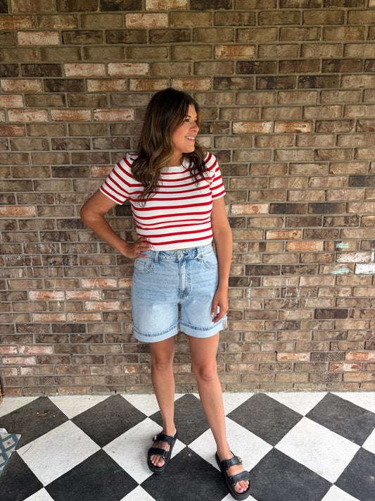 Harbor Stripe Tee