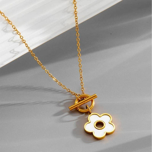 Tarnish Free Flower Necklace