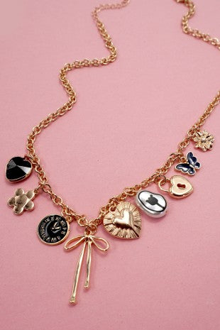 Bow Charm Necklace