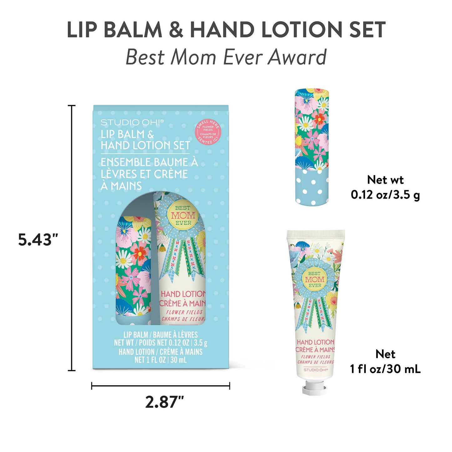 Best Mom Ever Lip Balm & Lotion Set