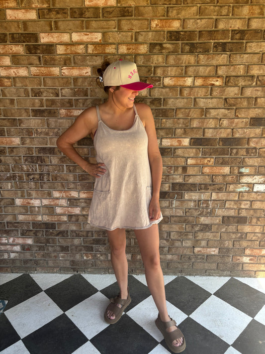 On the Go Dress - Ash Mocha