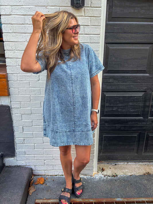 Stonewash Stroll Dress