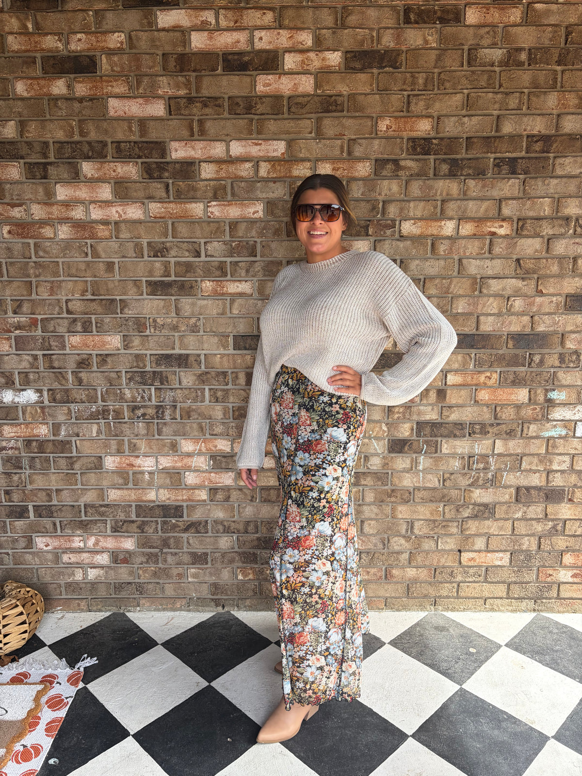 Garden Romance Maxi Skirt