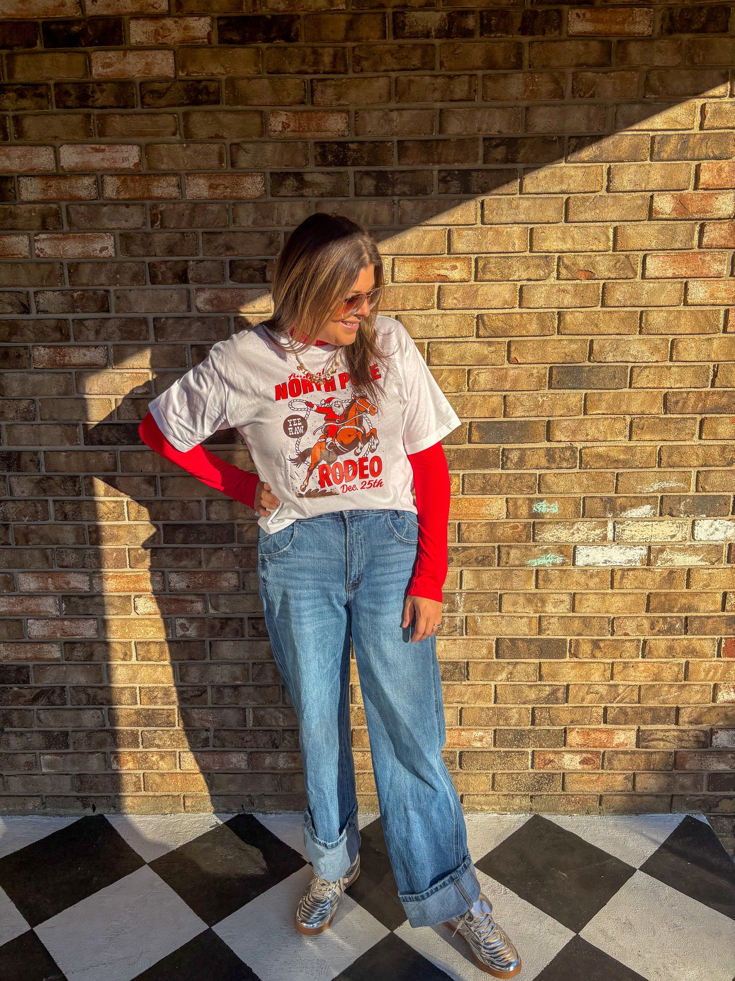 North Pole Rodeo Tee