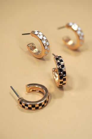 Checkered Hoops