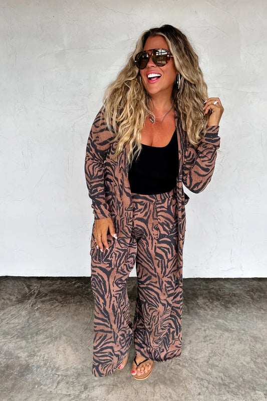 ZEBRA REESE CARDIGAN