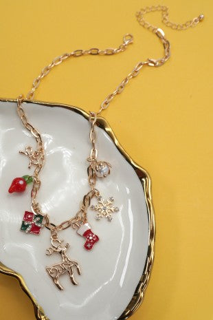 Rudolph Charm Necklace