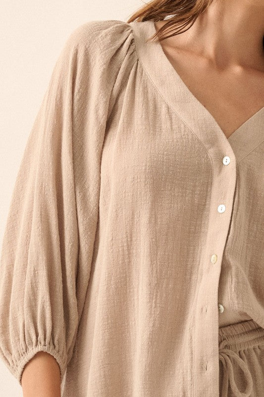 Sandstone Button Up Shirt