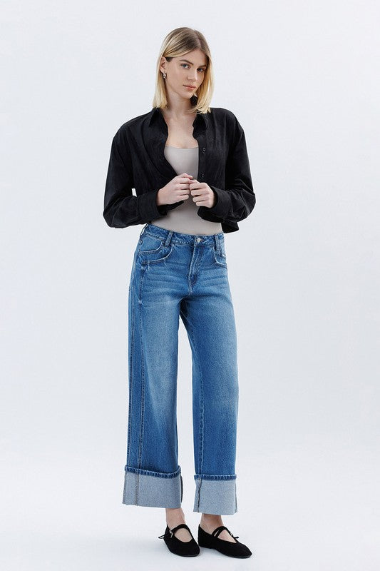 Vervet | Easy Street Cuffed Jeans
