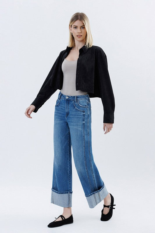 Vervet | Easy Street Cuffed Jeans