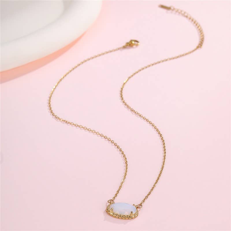 Rose Quartz Gemstone Necklace